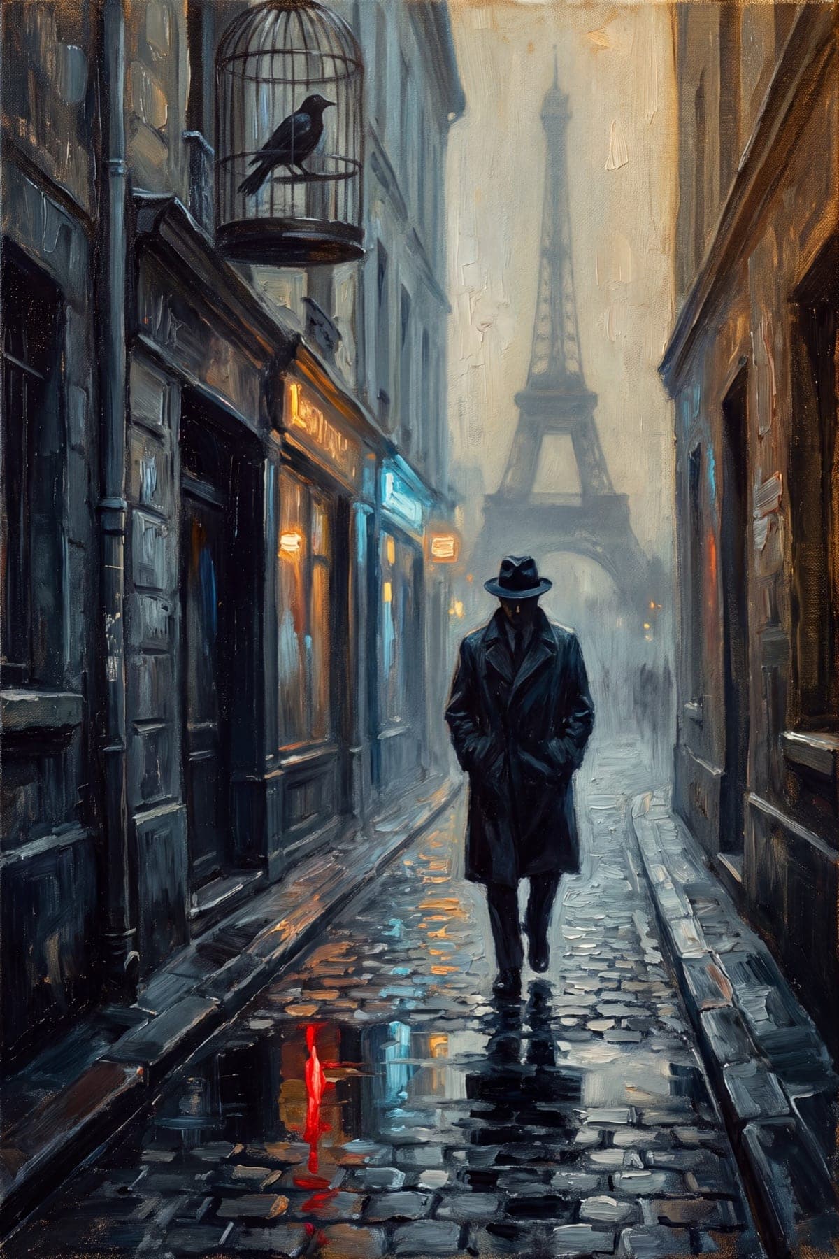 Polar nocturne — Pluie, ombres et une histoire jamais racontée.
